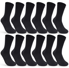 10 bis 100 Paar Socken Herren Damen Business Socken Baumwolle Strümpfe Schwarz
