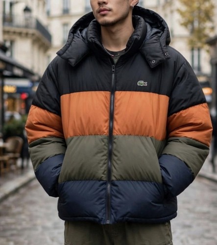 Lacoste daunenjacke colorblock - lacoste,