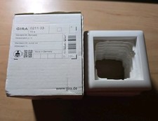 8x Gira System 55 Reinweiß