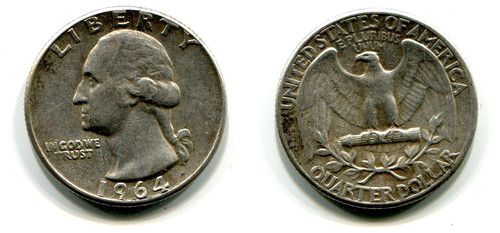 Quarter dollar usa - dollar,