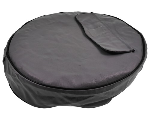 Reserveradabdeckung grau uni - grau,
