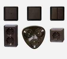 Kopp STANDARD braun Schalter
