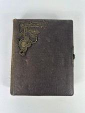 Antikes Großes Fotoalbum CdV Visitformat Fotos Carte de Visite Fotografie Album