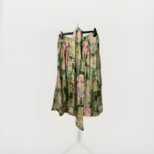 Toller Rock Gr 42 Sportalm Kitzbühel grün mit Rosen Baumwolle