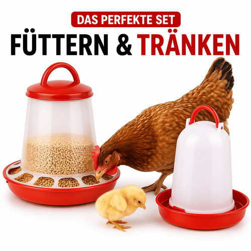 Futterautomat tränke set - +,