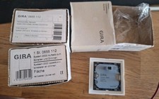 GIRA System 2000 Aufsatz Abdeckung Dimmer Flächenschalter reinweiss glänzend