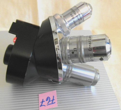 Leitz mikroskoprevolver 4 - mikroskoprevolver;,
