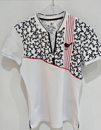 Girls golf shirt damen weiß - golf,
