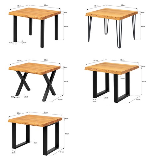 Couchtisch massivholz - couchtisch,