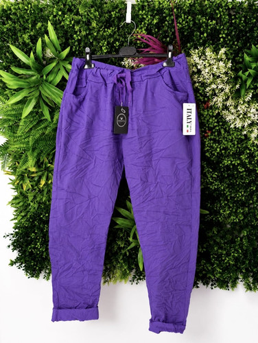 Italy stretch hose lila - 💜,