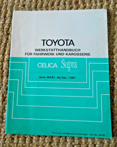 Werkstatthandbuch toyota - werkstatthandbuch,