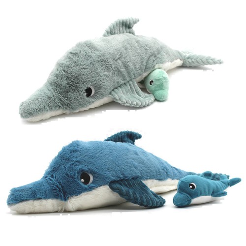 Delfin kuscheltier mit baby - delfin,