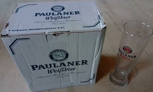 Paulaner weissbiergläser - 6,