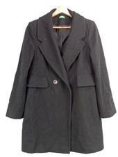 UNITED COLORS OF BENETTON Übergangsmantel Damen Mantel Gr. DE 40 hellgrau