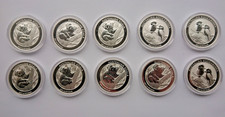 10x 1oz Silbermünzen -