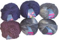 300 g  RAGAZZA  LEI  COLOR + LEI  COLOR  MIX - Reine Merinowolle