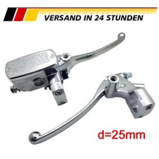 1 Set Universal Hauptbremszylinder Chrom für Grand Retro Roller Motorrad Lenker