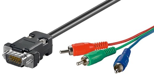 10m vga 15pol 3fach cinch - ->,