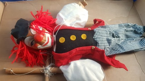 Fellinger clown marionette - fellinger,