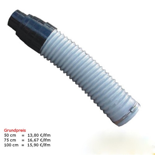 Flexibles anschlussrohr 110mm - anschlussrohr,