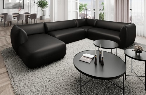 Sofa leder wohnlandschaft - sofa,
