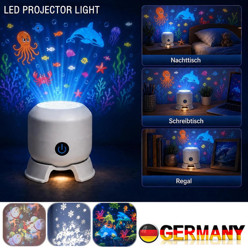 Led projektor rotierend - led,