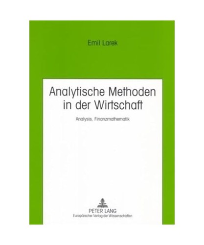 Analytische methoden der - methoden, in