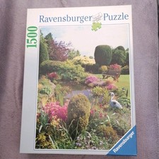 Ravensburger, Puzzle, "Romantischer Garten, 1500 Teile Sammlung Auflösung 