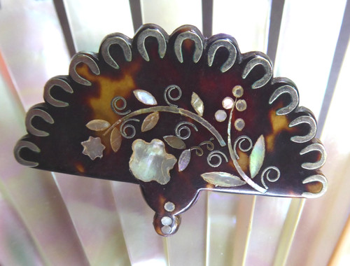Vintage horn brosche - horn,