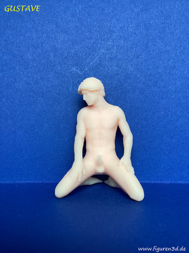 Sexy mann figur - figur, nackt