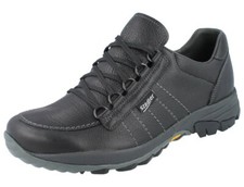 STADLER Urtyp Herren Halbschuhe Schnürschuhe Wanderschuhe Vibram schwarz/Leder