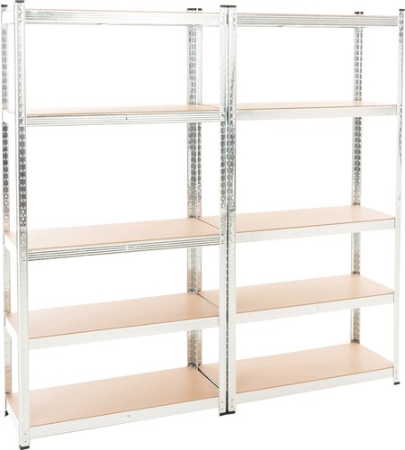 2er set steckregal 90x40x180 - 2er, g