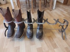 Bootshalter Stiefelhalter aus Hufeisen