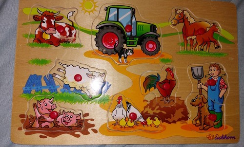 Eichhorn puzzle holz kleinkind - eichhorn,