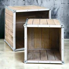 Beistelltische Holz 2-er Set