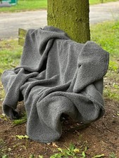100 % WOLLE Schafwolldecke Merino  160 x 220 cm