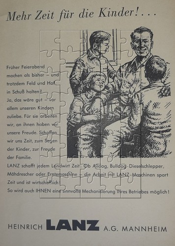 Werbeanzeige 1958 lanz - werbeanzeige,