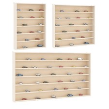 Sammlervitrine mit 6 Regalen Holz Wandvitrine Wandregal Hängeregal Schaukasten