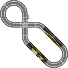 Scalextric jump and - jump, side