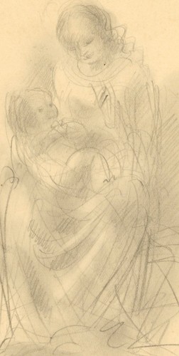 Willi schmid madonna kind - willi,