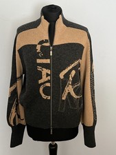 Monari damen strickjacke braun - strickjacke,