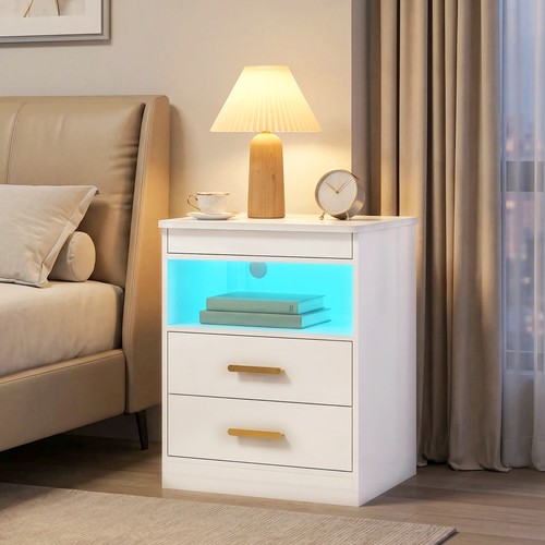 Homcom nachttisch mit - homcom,