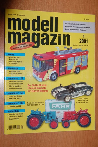 Modell magazin jahrgang 2001 - magazin,