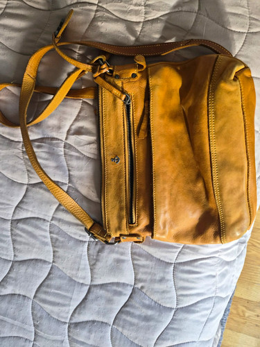 Damen leder rucksack - damen, braun