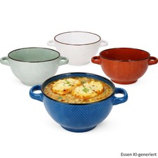 4er Set Chevron Suppentassen