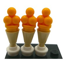 Lego eistüte orange - 3x,