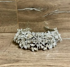 Tiara - Krönchen - Diadem Zirkonia Sehr Hochwertig Verarbeitet