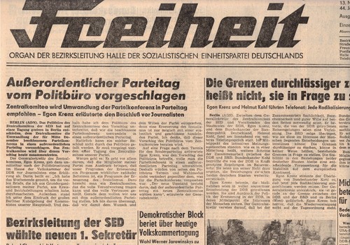 Ddr zeitung freiheit halle - zeitung,