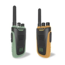 KIDYWOLF Walkie-Talkies mit Taschenlampe grün/orange (2024) | Walktie-Talkie Set