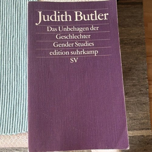 Suhrkamp judith butler das - butler,